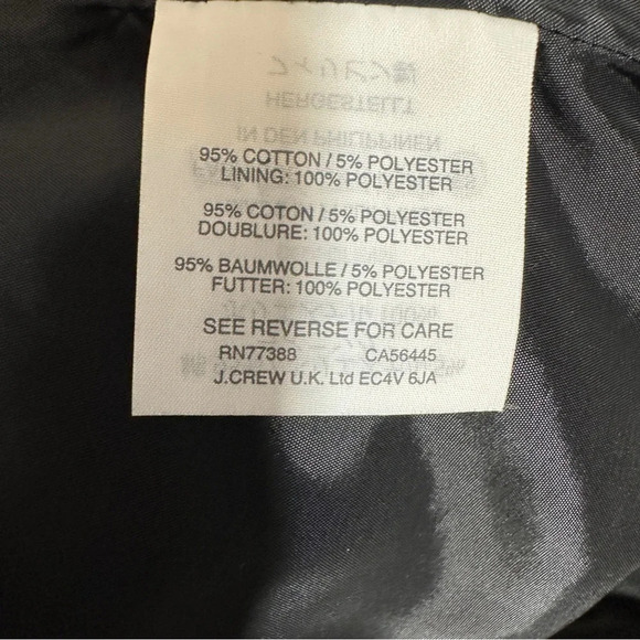 J. Crew black and white graphic skirt, size 8, fully lined, spring, office - Picture 7 of 10